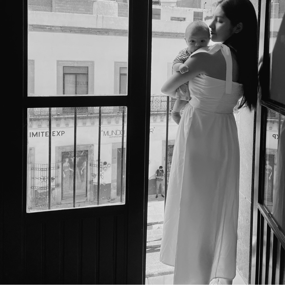 Stradivarius White Dress